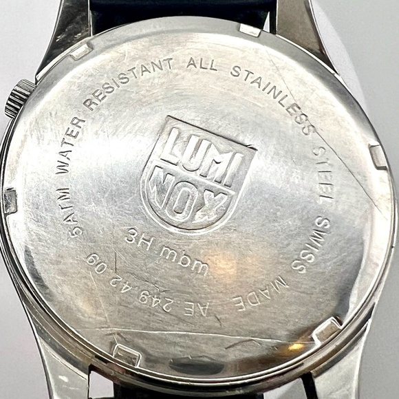 Vintage Rare 1990's Luminox 3HMBM Watch Working - Picture 6 of 8